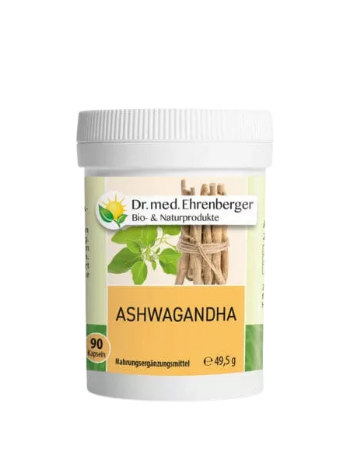 Dr. Ehrenberger - Ashwagandha 90 Capsules | Natural Stress Management & More Energy
