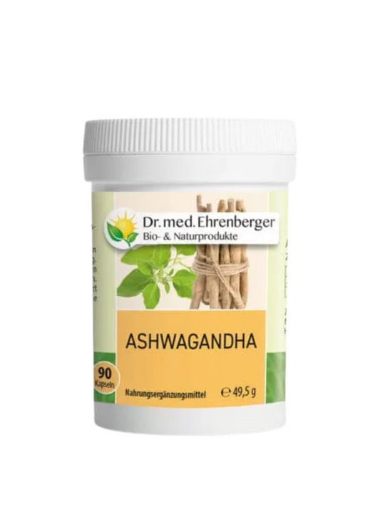 Dr. Ehrenberger - Ashwagandha 90 Capsules | Natural Stress Management & More Energy