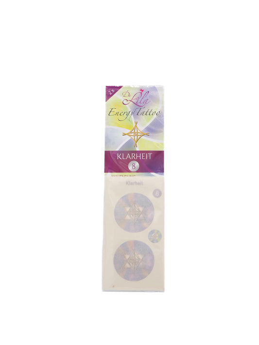 DeLila® Energy Tattoo - 8 - Clarity | Inner Peace | Focus