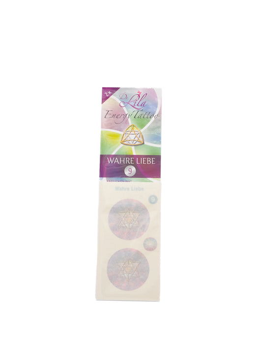 DeLila® Energy Tattoo - 9 - True Love | Heart Opening | Joy of Life