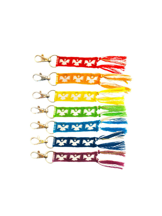 Engel-Chakren-Schlüsselanhänger | 7 Chakren | Handmade | Energiearmband | Chakra-Heilung