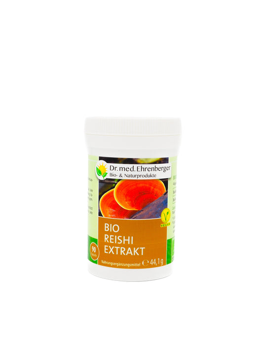 Dr. Ehrenberger - Reishi Extrakt BIO Kapseln | Vitalität, Entgiftung, Herzgesundheit