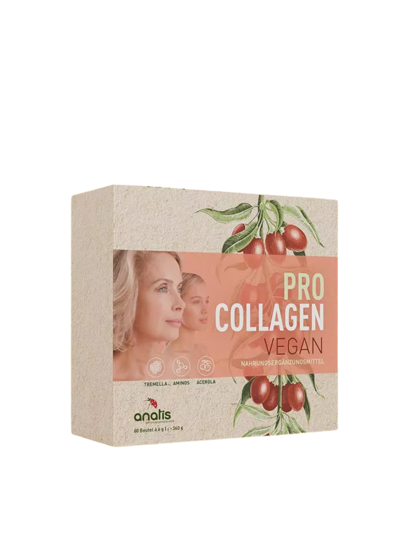 Anatis Pro Collagen Vegan – Kollagenförderndes Pulver für Hautelastizität & Jugendlichkeit (360 g)