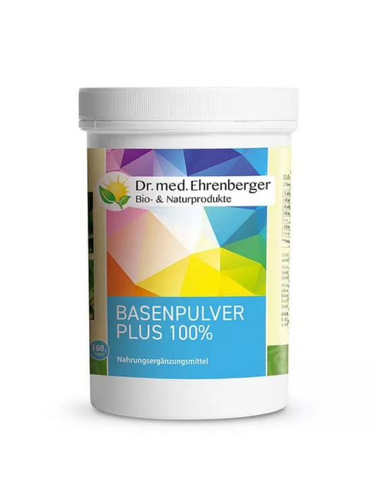 Dr. Ehrenberger - Basenpulver Plus 100 % | Entsäuerung & mehr Energie