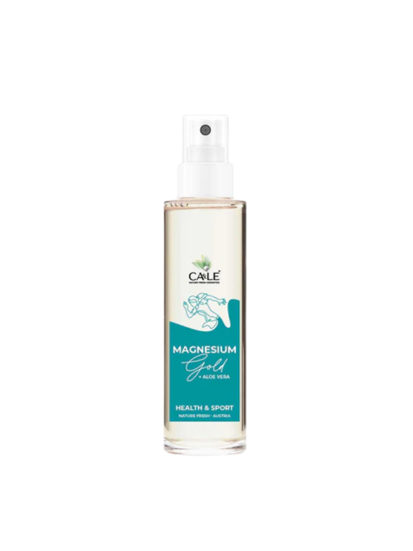 CA&LE Cosmetics - Magnesium Gold | Spray mit Aloe Vera | Muskelentspannung & Hautpflege