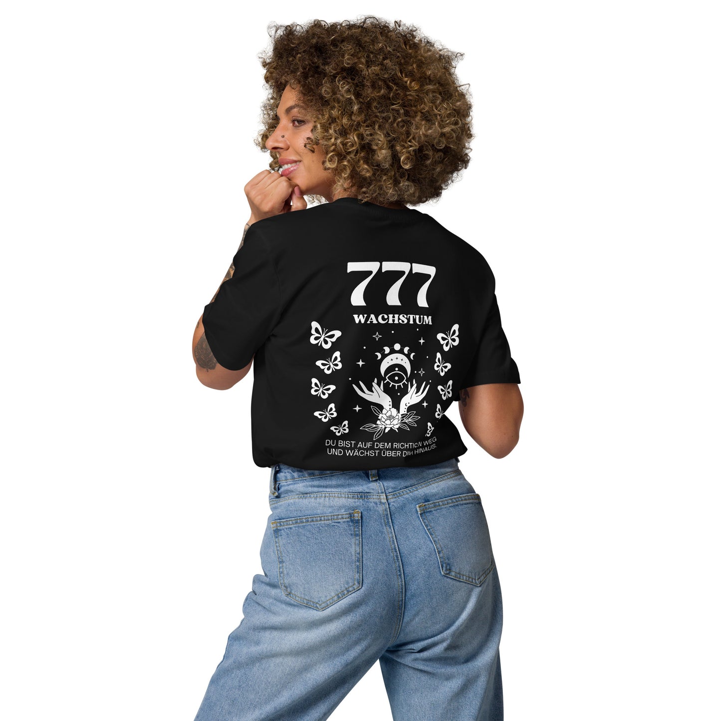 Engelszahl 777 - Bio Baumwoll T-Shirt – Wachstum & richtiger Weg - verschiedene Farben