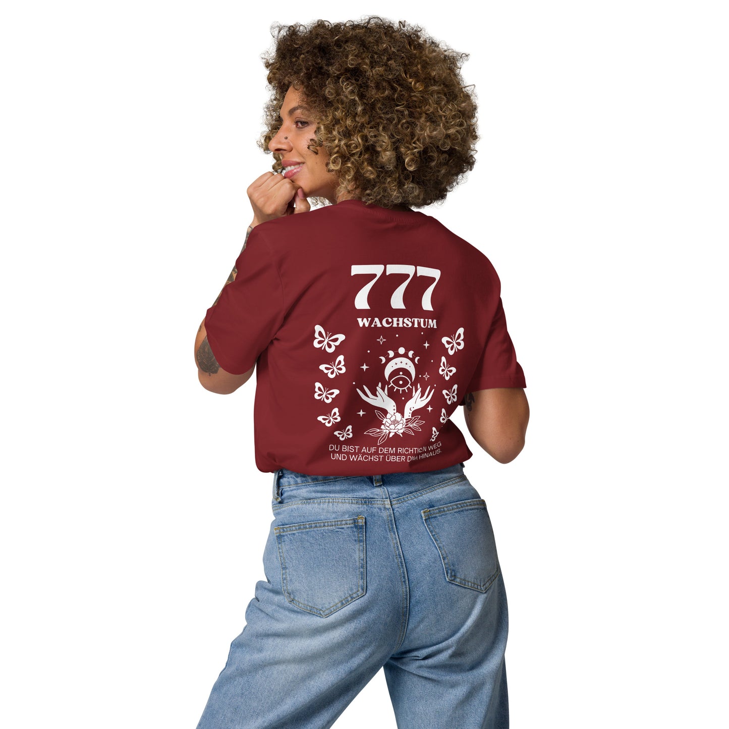 Engelszahl 777 - Bio Baumwoll T-Shirt – Wachstum & richtiger Weg - verschiedene Farben