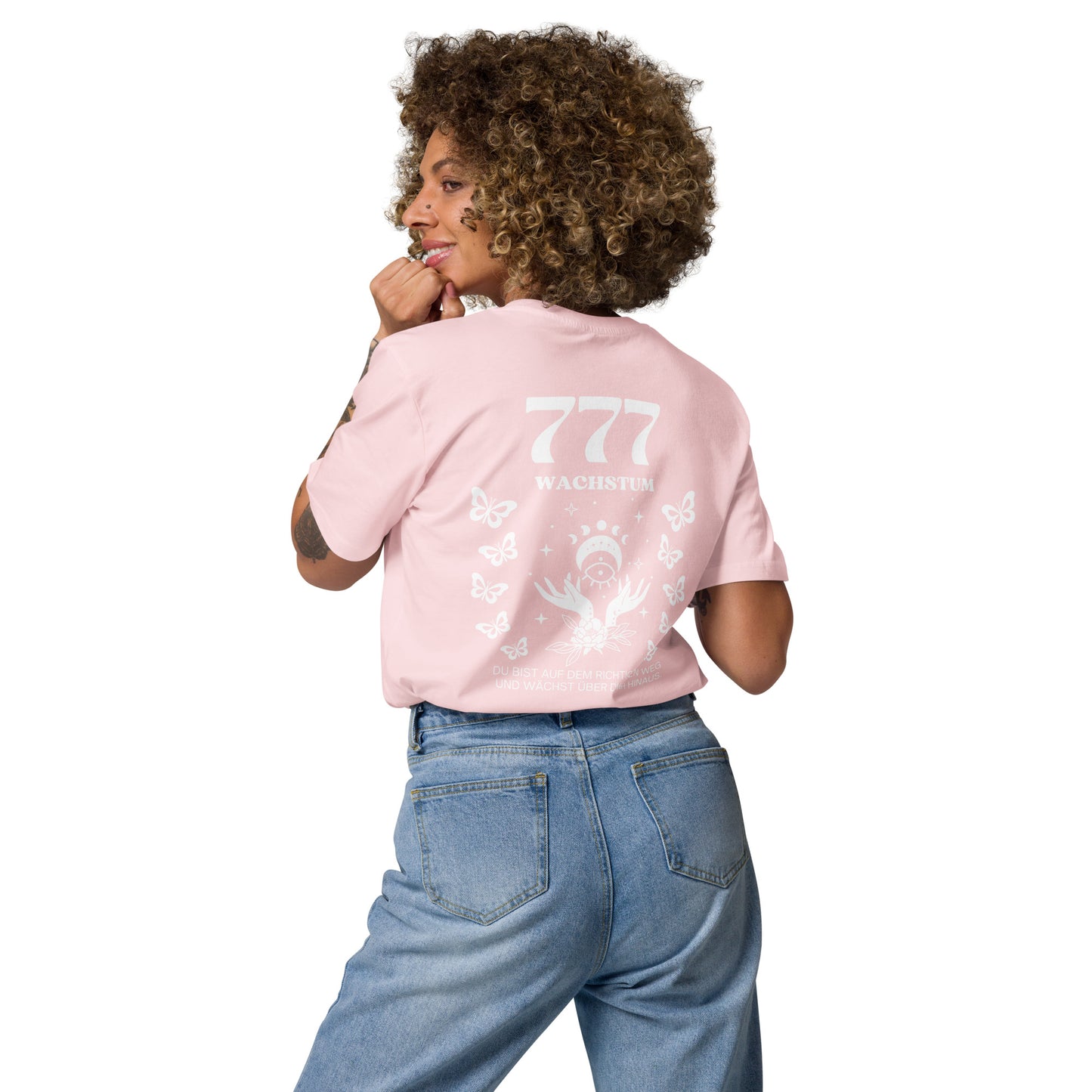 Engelszahl 777 - Bio Baumwoll T-Shirt – Wachstum & richtiger Weg - verschiedene Farben