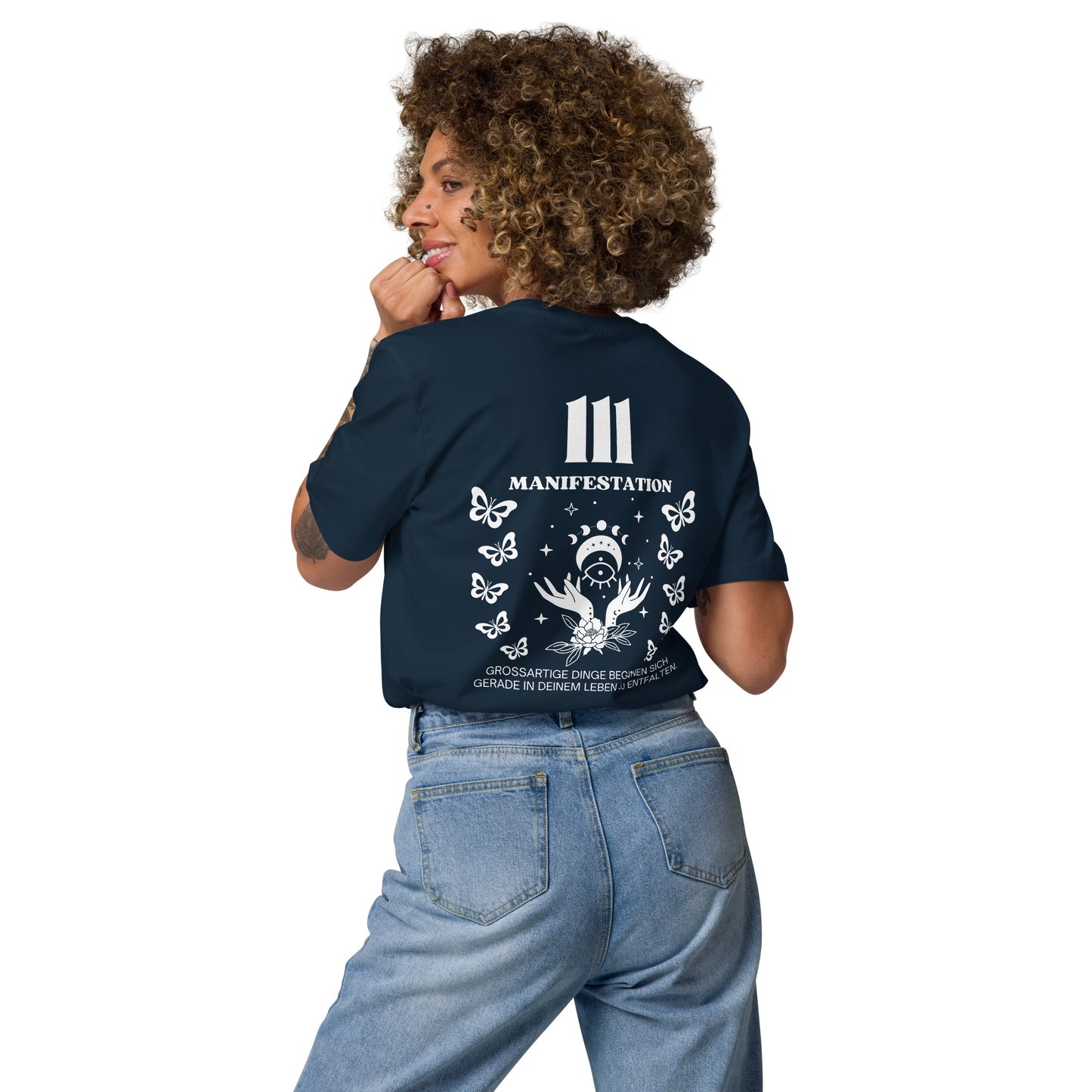 Engelszahl 111 - Bio Baumwoll T-Shirt – Manifestation & Neubeginn - verschiedene Farben