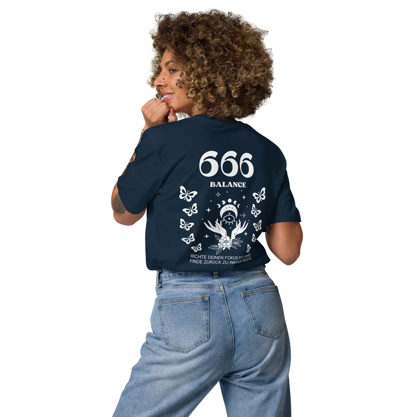 Engelszahl 666 - Bio Baumwoll T-Shirt – Balance & innere Ruhe - verschiedene Farben