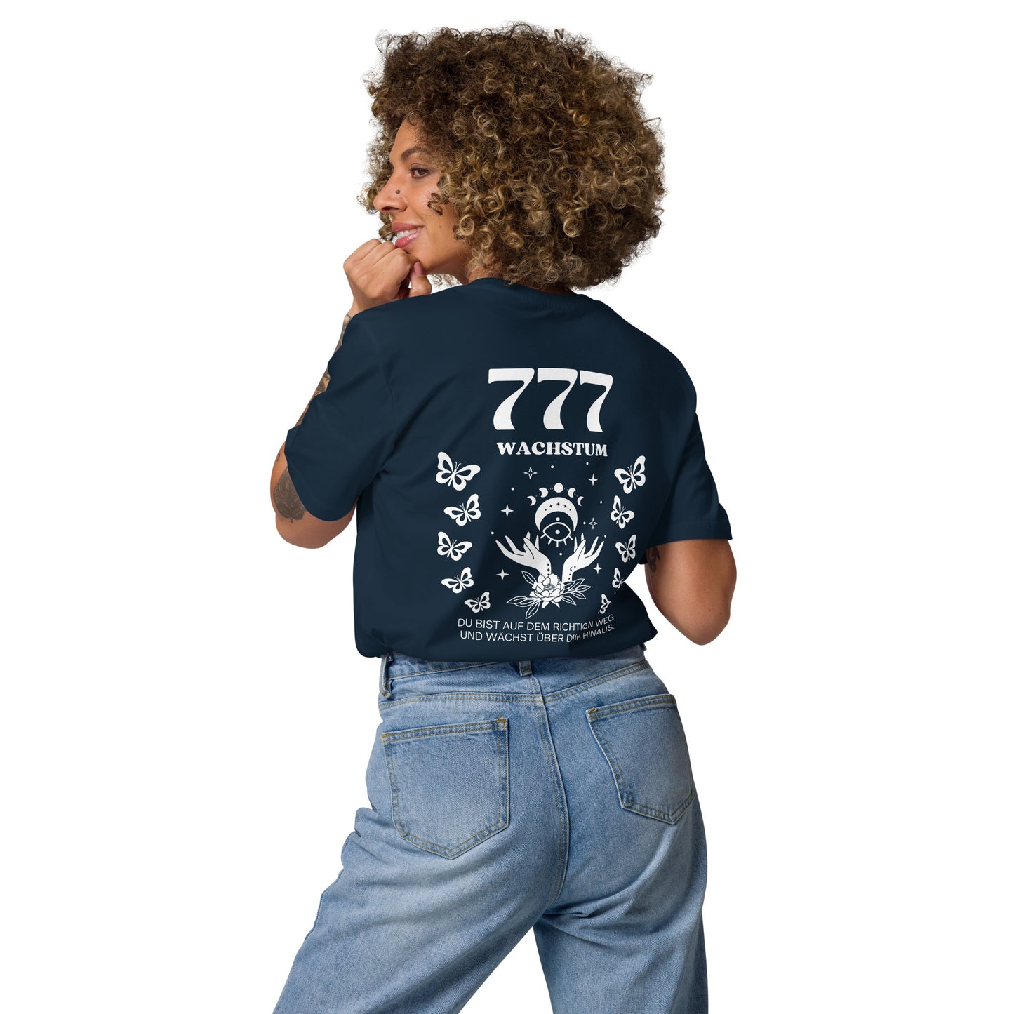 Engelszahl 777 - Bio Baumwoll T-Shirt – Wachstum & richtiger Weg - verschiedene Farben
