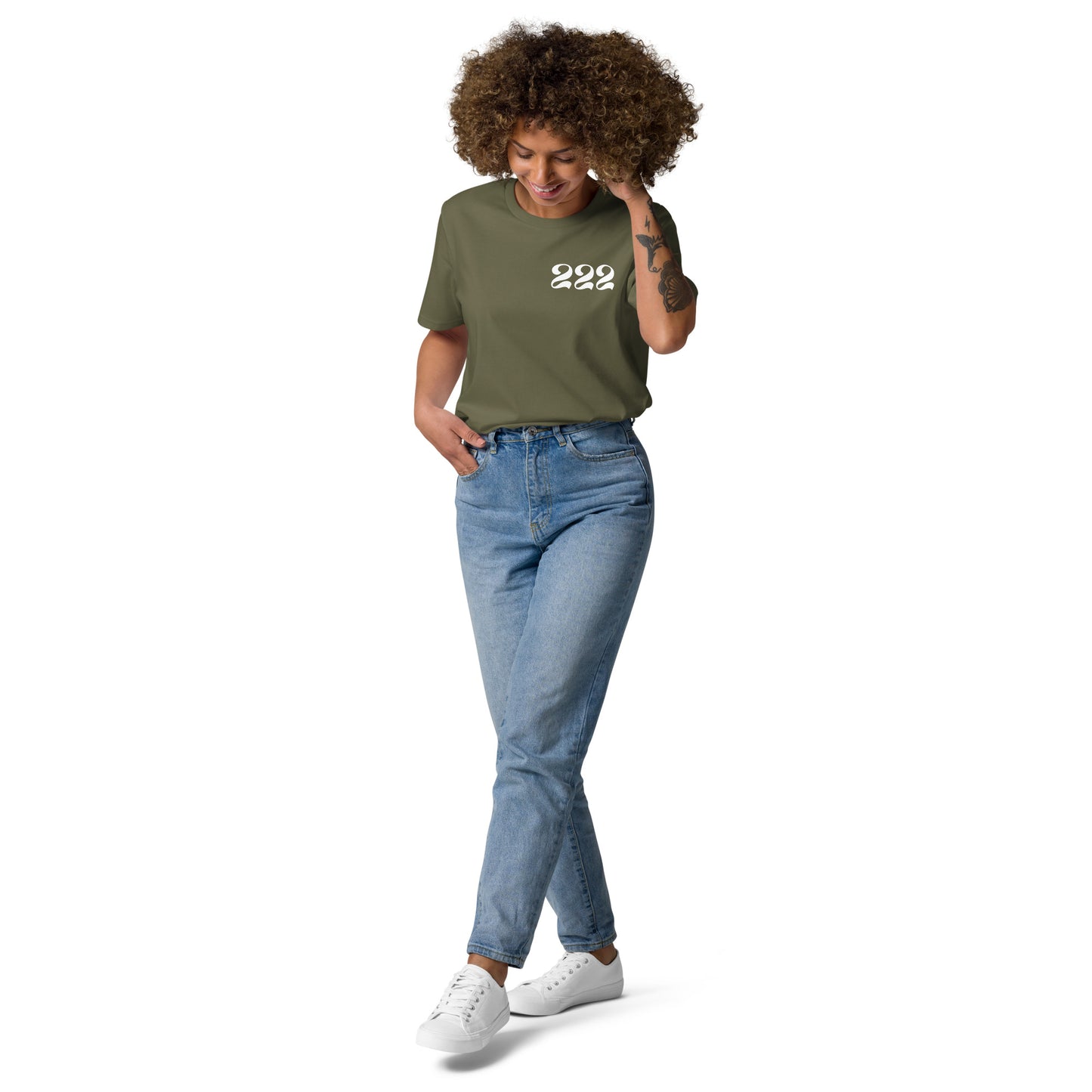 Engelszahl 222 - Bio Baumwoll T-Shirt – Vertrauen & Balance - verschiedene Farben