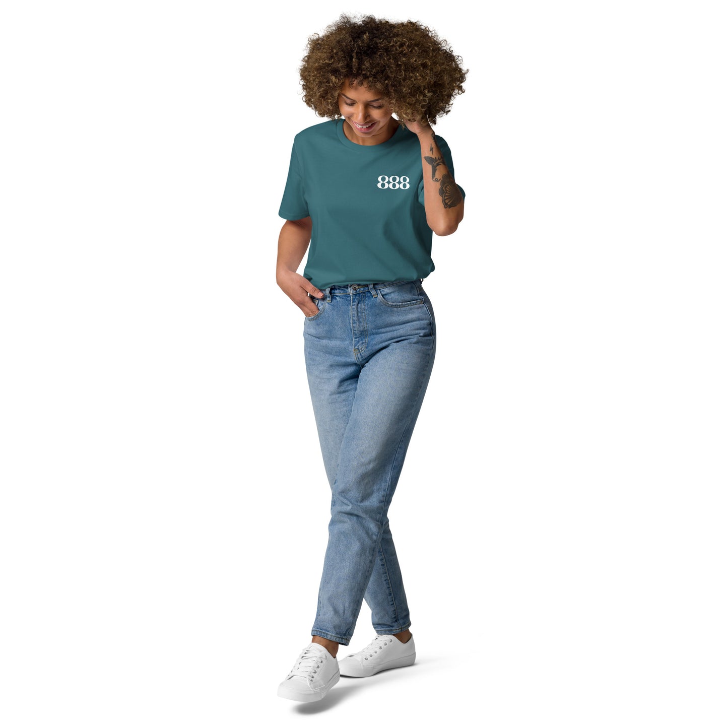 Engelszahl 888 - Bio Baumwoll T-Shirt – Fülle & positive Energie - verschiedene Farben