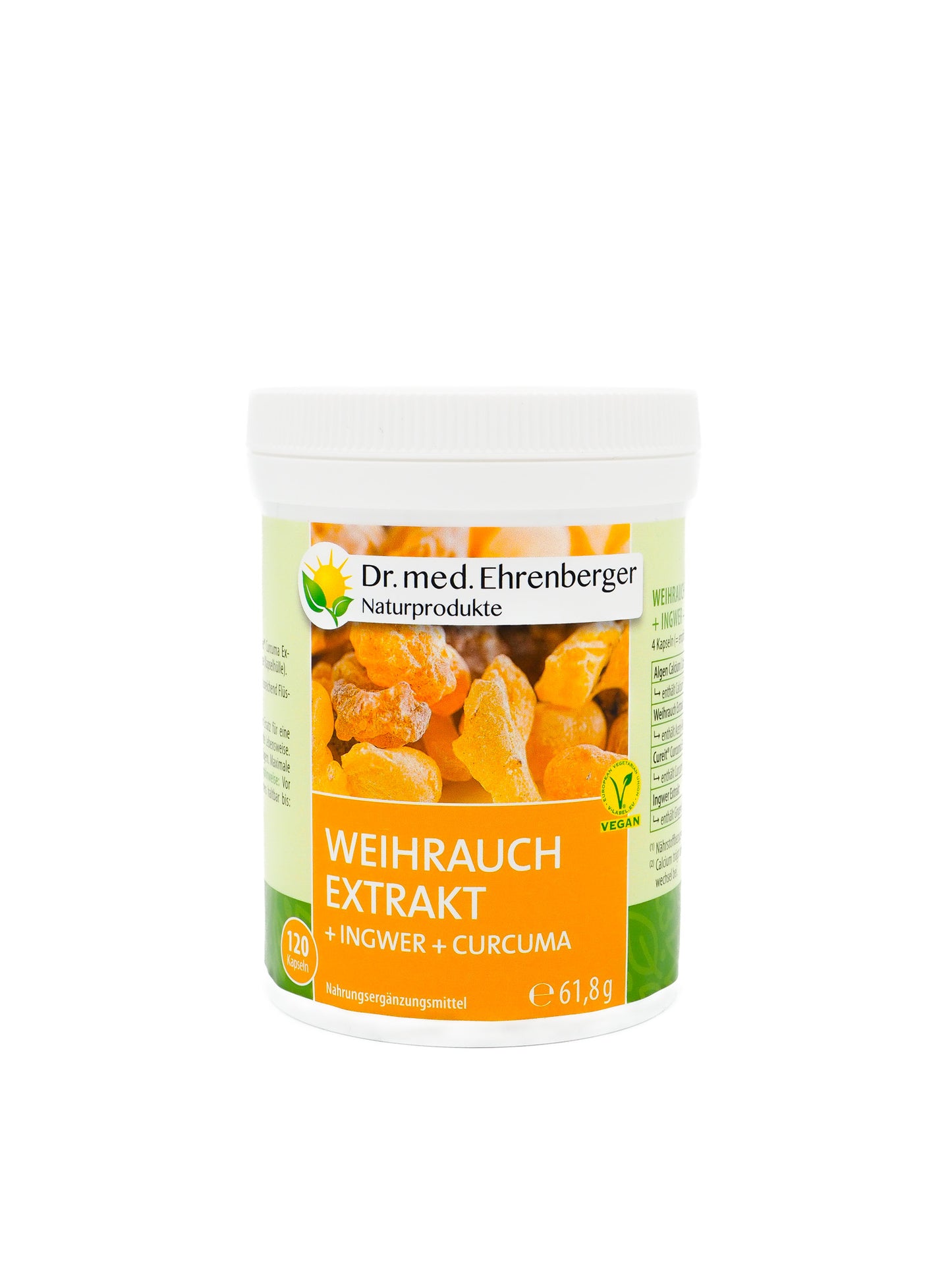 Dr. Ehrenberger - Incense Extract + Ginger + Turmeric Capsules