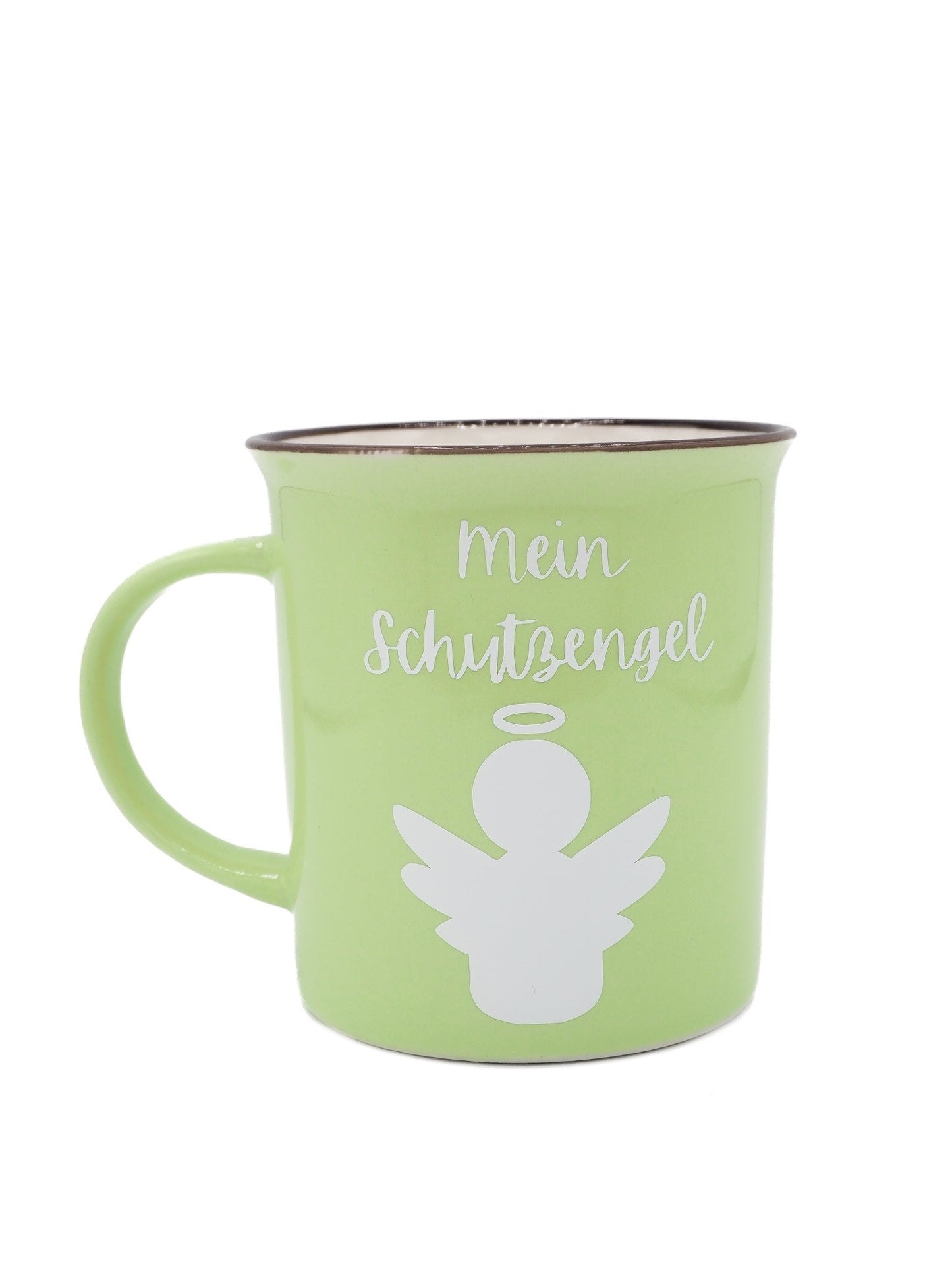 "Mein Schutzengel" Tasse Grün 310 ml