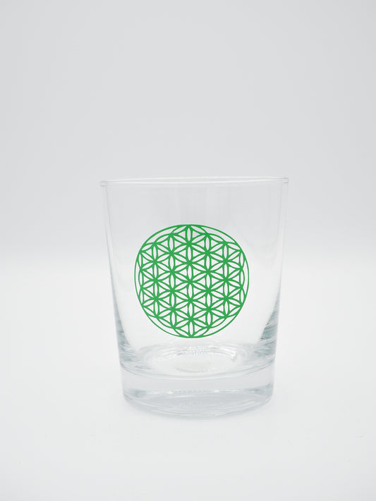 Chakren - Trinkglas Grün